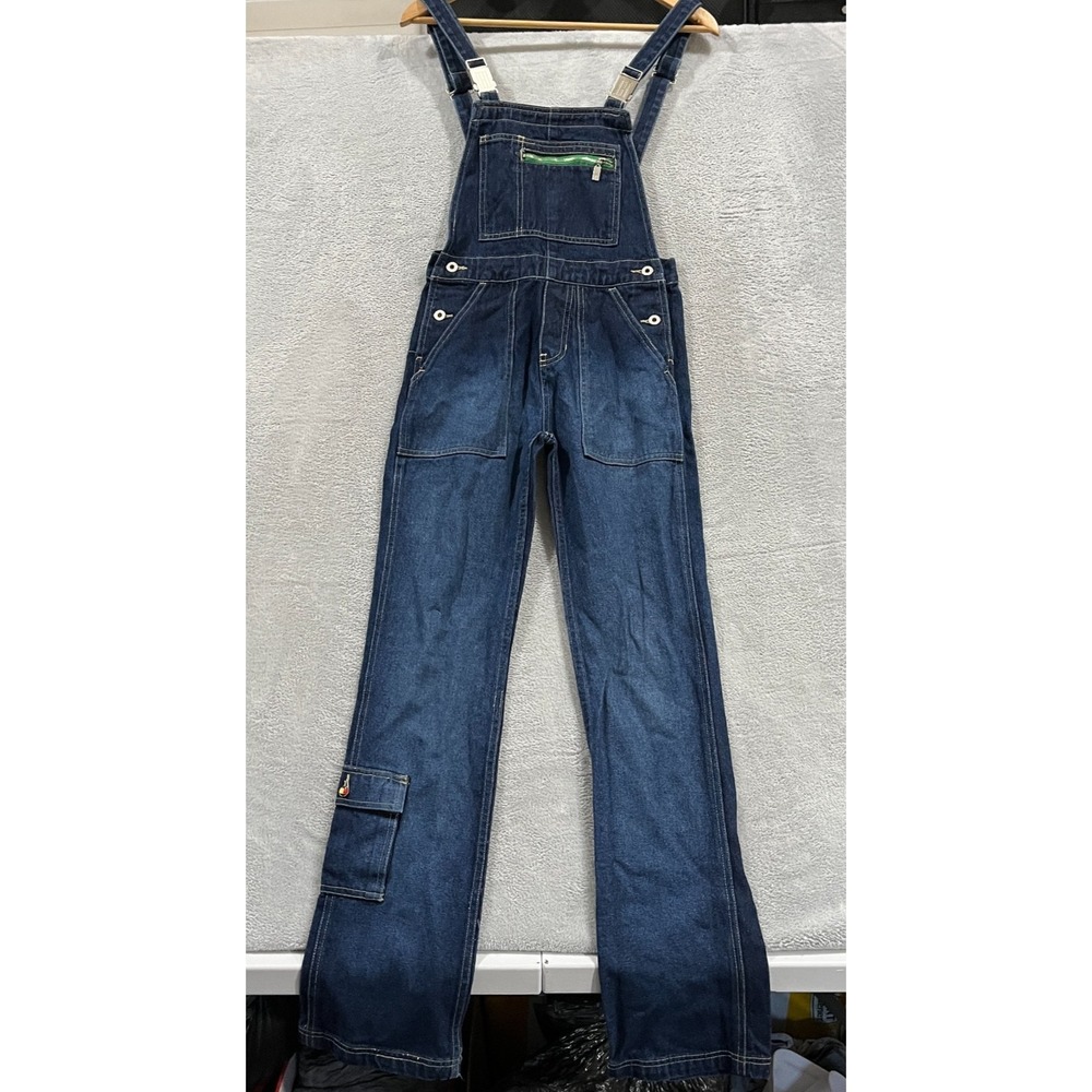 Vintage Tommy Jeans Overalls Women's XS Blue Denim Carpenter Cargo 90s Y2K